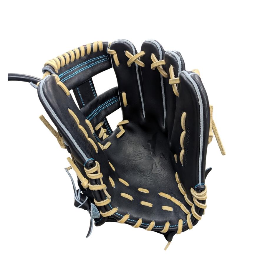 GSグローブ 硬式グローブ 内野手 サムライ型 ブラック セカンド