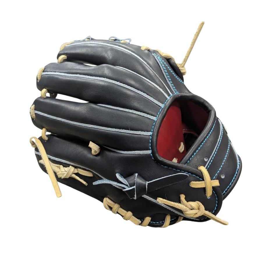 GSグローブ 硬式グローブ 内野手 サムライ型 ブラック セカンド