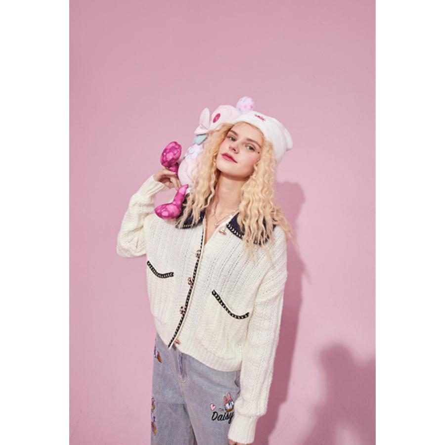 バイカラーが凛々しさを感じさせる襟付きのカーディガン カーディガン レディース ニット 襟付き 秋冬 ショート丈コーディガン ニットコート ゆったり カジュアル 長袖 羽織り トップス アウター オフィス 通勤 通学 Www Hbt Gob Pe