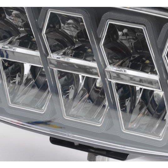 【保証書付】 新品 LEDヘッドライト フォグランプ 補助灯 12v/24v 6500k　2300ルーメン　角型 汎用　2個セット