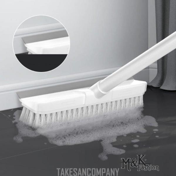 風呂掃除 バスブラシ ワイパー付き ロングタイプ 結露とり 浴室 掃除グッズ カビ防止 バスルーム ロングブラシ 天井 浴槽洗い バスクリーナー 大掃 | ブランド登録なし | 02