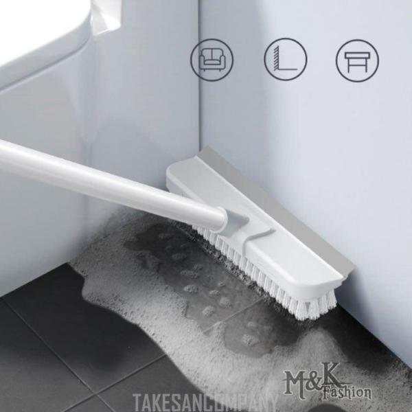 風呂掃除 バスブラシ ワイパー付き ロングタイプ 結露とり 浴室 掃除グッズ カビ防止 バスルーム ロングブラシ 天井 浴槽洗い バスクリーナー 大掃 | ブランド登録なし | 04