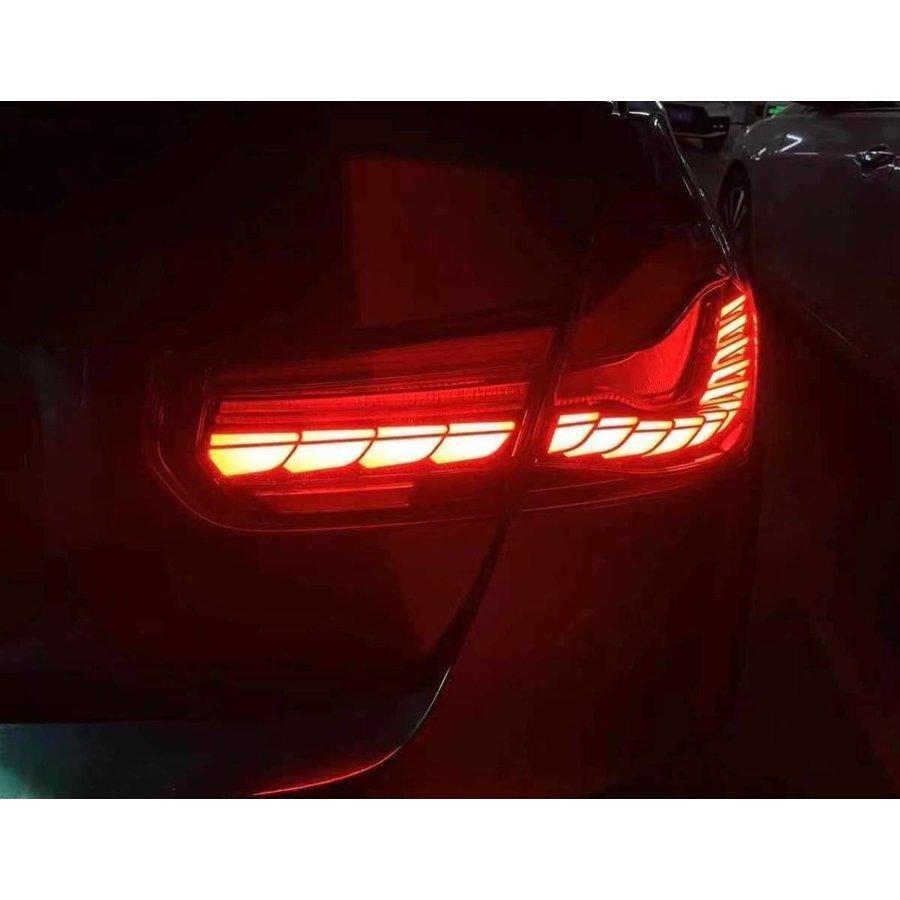 買いオーダー BMW 3シリーズ F30 F35 F80 2012-2019 シーケンシャル ウィンカー ファイバー テールランプ テールライト キャンセラー付 左右セット LED