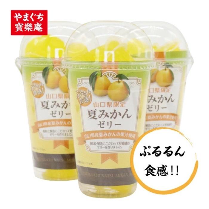 夏みかんゼリーと夏みかんグミのセット お菓子 グミ ゼリー 長門市