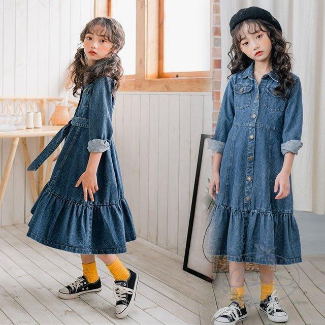 キッズワンピース デニムワンピース 子供服 長袖 秋 韓国こども服 女の子 ジュニア お姫様 おしゃれ 可愛い 結婚式 入学式 卒業式 演奏会 Hl0902 Koi634 永留幹也 通販 Yahoo ショッピング