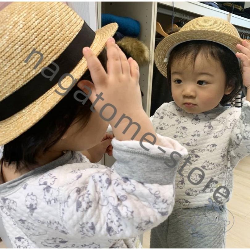 ベビー麦わらハットキッズカンカン帽子uvカット子供用帽子スローハット日よけ対策紫外線対策サマーハット赤ちゃんあご紐付き Hll0731 Tz63 永留幹也 通販 Yahoo ショッピング