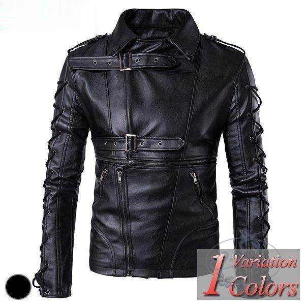 手数料安い ライダースジャケット メンズ 夏 大きいサイズ ツーリング 合皮 革ジャン シングル ダブル ジャンパー ブルゾン オールシーズン ジップアップ フェイク レザー ラッピング無料 Www Aug Mx