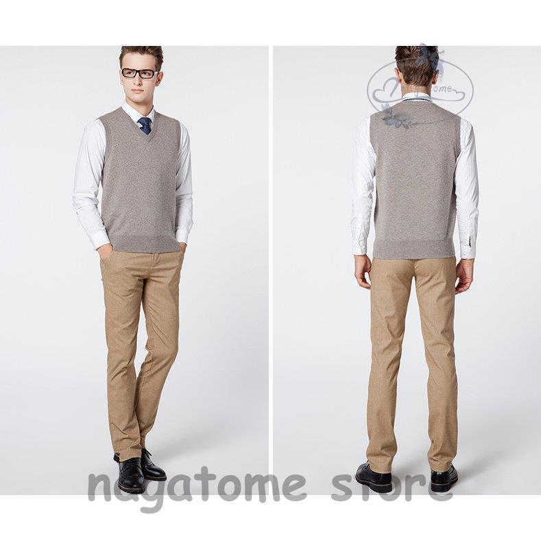 ファッション ニットベスト メンズ ウール ウォッシャブル 洗える 冬 秋 グレー スーツ ベスト セーター S 3l 無地 Vネック ニット ビジネス 前開き サイズ L Dev Jlstudios Square5 Com