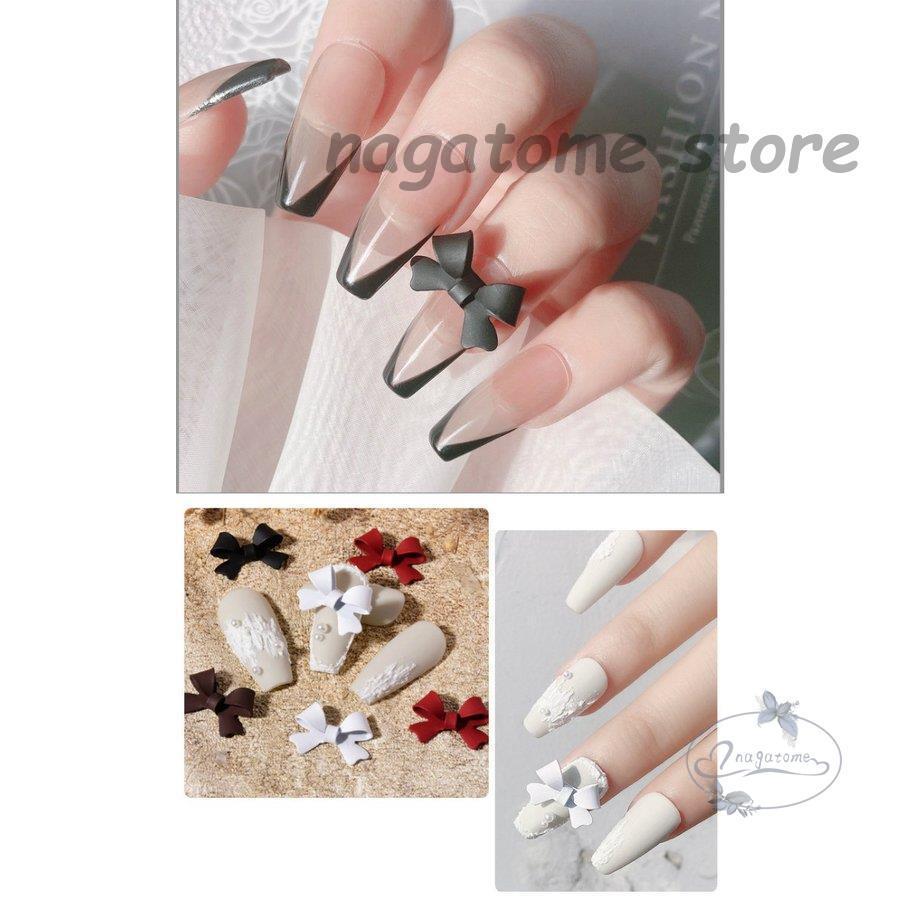 ネイル ネイルシール パーツ デコパーツ リボン キュート 立体的 可愛い 大人女子 春ネイル ホワイト ブラック レッド Ng0 Gmzh132 永留幹也 通販 Yahoo ショッピング