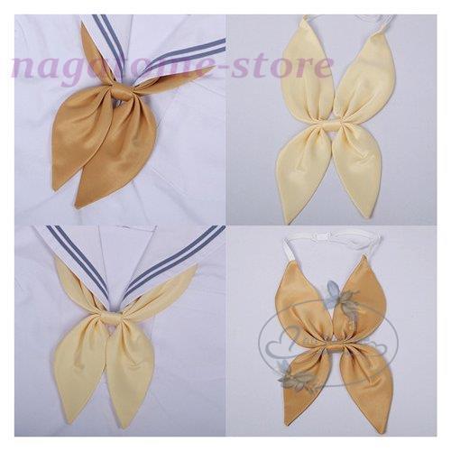 2枚 制服リボン スクールリボン きれいめ 金魚結び 三角ネクタイ 女子高生 制服 可愛い おしゃれ 16colors New Arrival 17年秋冬新作