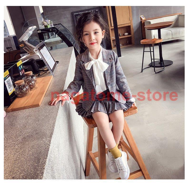 韓国子供服 セットアップ 入園式 卒園式 入学式 発表会 女の子 2点セット 春秋 ジャケット スカート フォーマル スーツ 撮影用 七五三 演奏会140 150 160 Nt0301 Hazg24 永留幹也 通販 Yahoo ショッピング