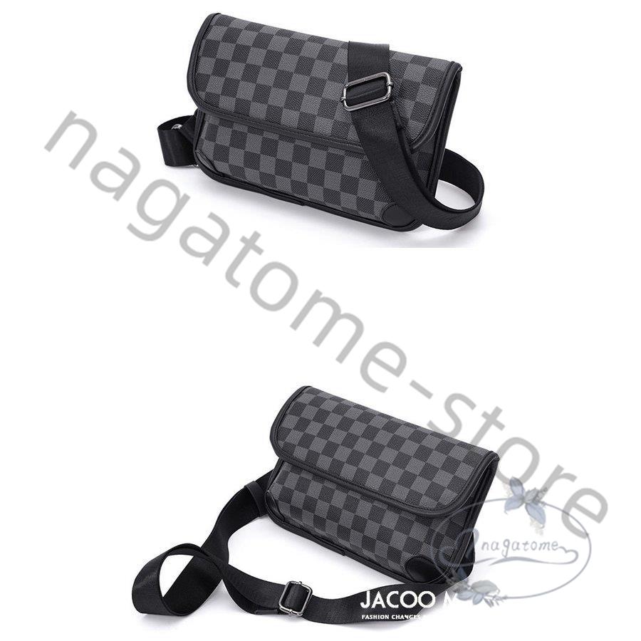 ショルダーバッグ メンズ メンズバッグ 肩掛け カジュアルバッグ バッグ 個性 バッグ メンズ お洒落 バッグ デート 新作 ギフト チェック柄 Nt0307 Jacnz231 永留幹也 通販 Yahoo ショッピング