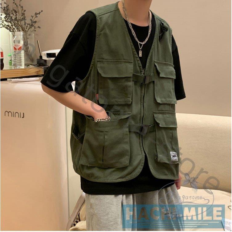 多機能ベスト メンズ お釣りベスト アメカジ ジェンダーレス ベスト メッシュベスト 出かけ 夏 大きいポケット 撮影用 父の日 男女兼用 T ポイント5倍 ベスト