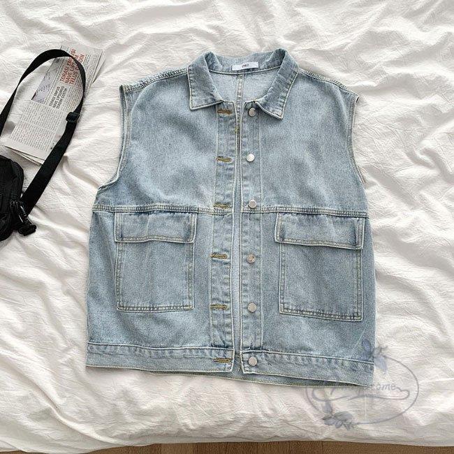 ベスト デニム ジレ 前開き デニムベスト レディース ジレベスト ゆったり チョッキ ジーンズブルー アウター ノースリーブ お洒落 カジュアル Nt11 Bsmj140 永留幹也 通販 Yahoo ショッピング