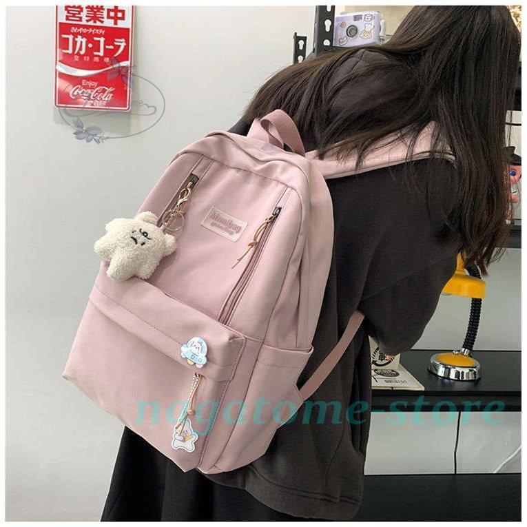 リュック レディース 背面ポケット付き 大容量 軽量 防水 リュックサック ナイロン かわいい 可愛い おしゃれ 通勤 通学 マザーズリュック 高校生 中学生 Nt1229 Fmxp14 永留幹也 通販 Yahoo ショッピング
