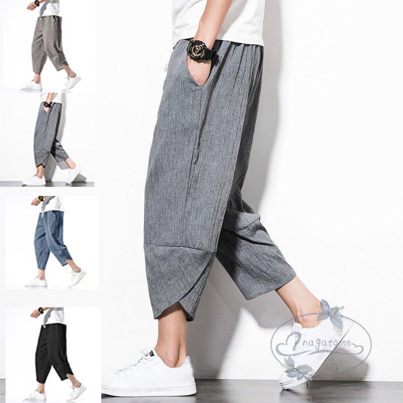 メンズ パンツ リネンパンツ サルエルパンツ ジョガーパンツ テーパードパンツ ストライプ 9分丈 リラックス パンツ ロングパンツ通学レジャー Xbd0924 Onlyotory293 永留幹也 通販 Yahoo ショッピング