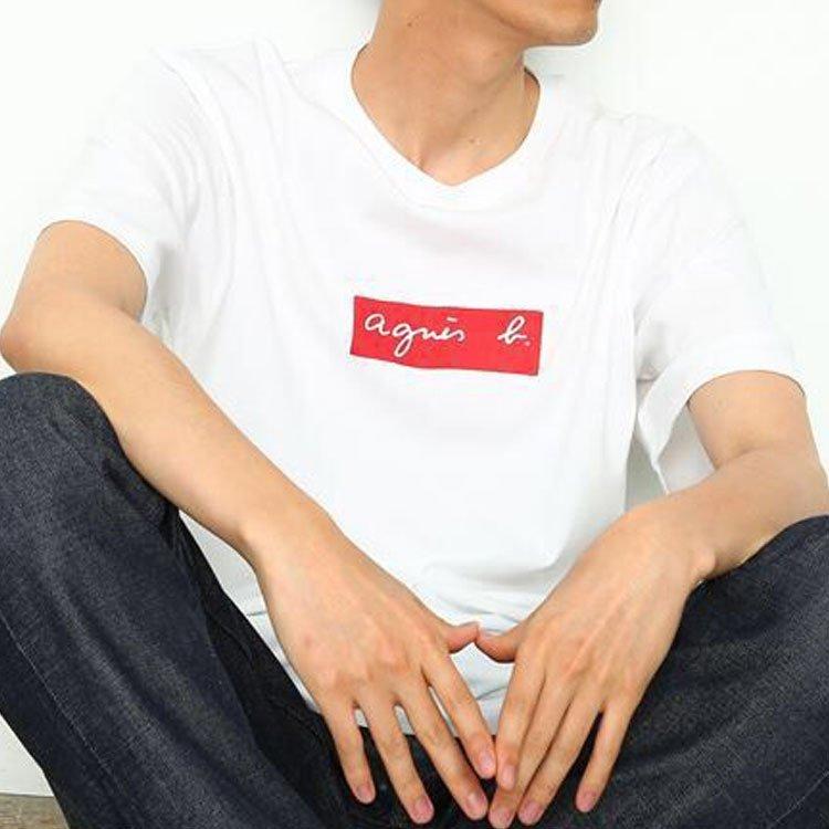 Agnes B アニエスベー ロゴ Tシャツ カットソー 半袖 レディース メンズ ロゴtシャツ 男女兼用 4colours 最大70 Offクーポン