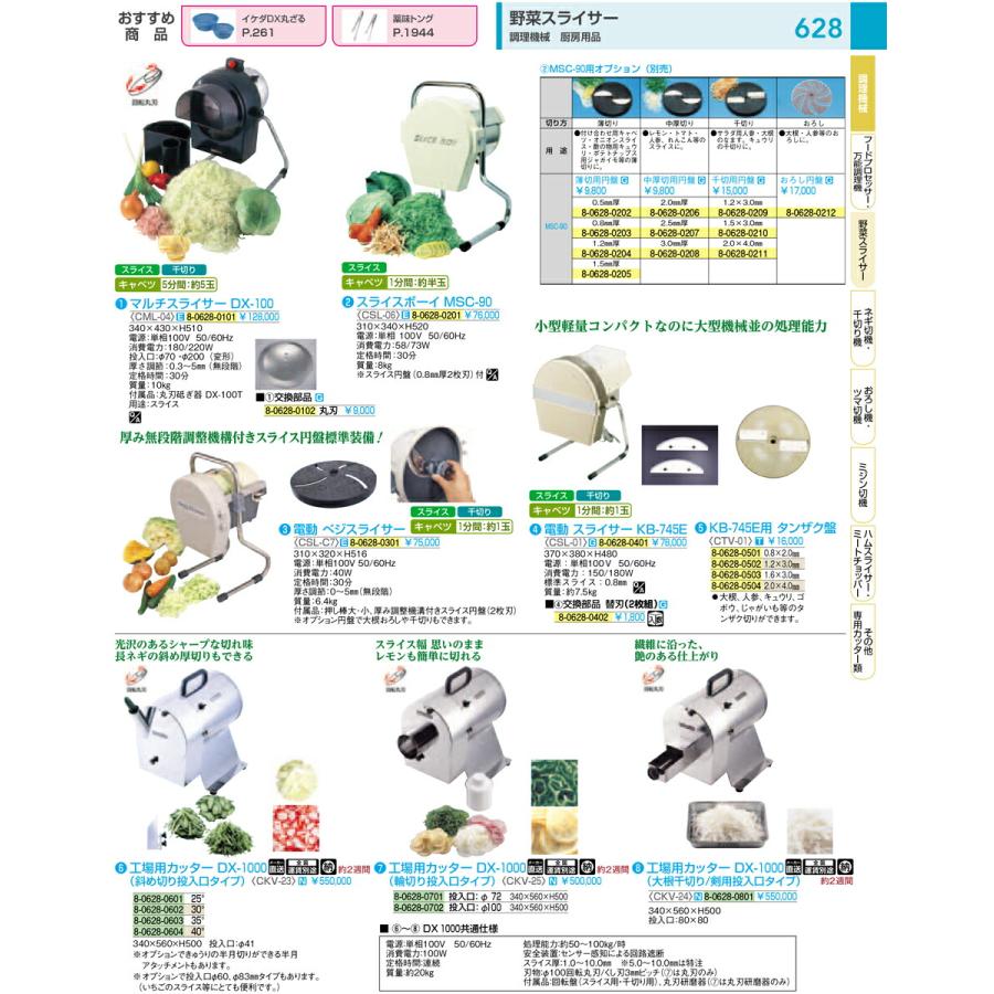 調理機器 業務用 スライスボーイ　ＭＳＣ−９０｜nagayo-p｜02