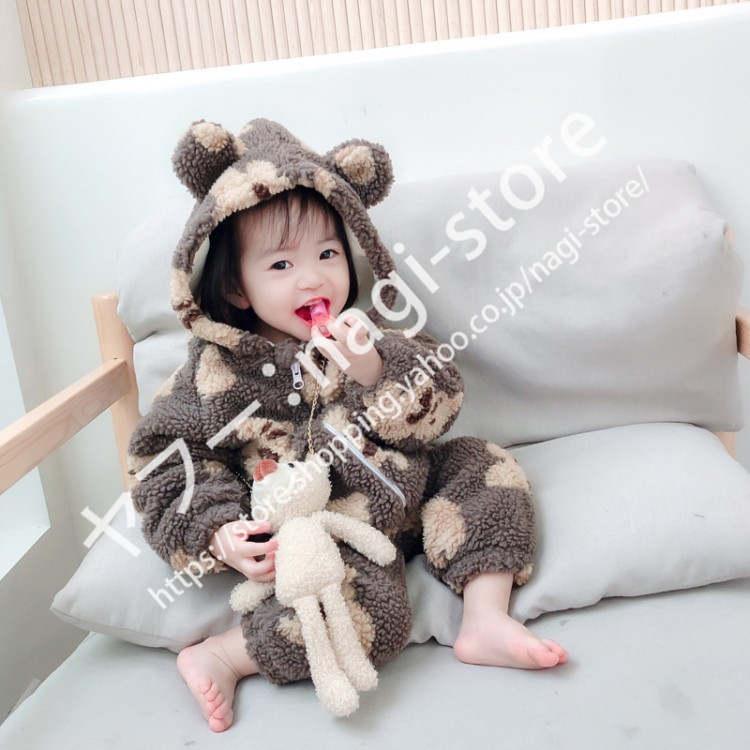 超目玉 ベビー服 シューズ 赤ちゃん 着ぐるみ くま ロンパースあったか ベビー 服 カバーオール ロンパース きぐるみ 着ぐるみ 長袖 ベビー服 新生児 出産祝い 男の子 女の子 結婚祝い 百日祝い 妊婦 プレゼン Www Threeriversofs Com