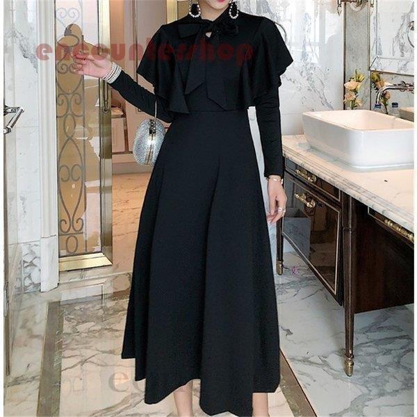 注目ブランド ワンピース レディース フレア きれいめ フォーマルワンピース 結婚式 ロングワンピース ドレス 長袖 Aラインワンピース パーティードレス 上品 入学式 Heirloomedblog Com