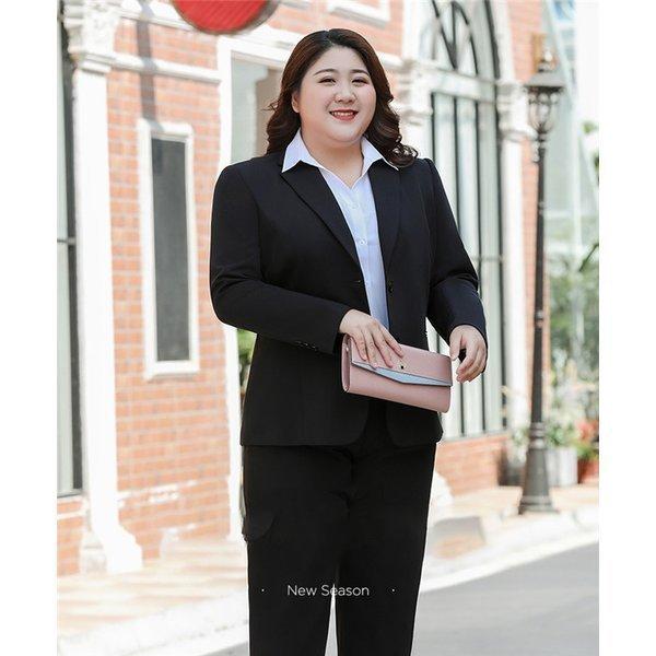 店長おすすめ スーツ レディース ビジネス 2点セット 太め 大きいサイズ テーラード 事務服 制服 ママスーツ オフィス フォーマル 就活 仕事用 Ldh3267e7e4595 ナギサ 通販 Yahoo ショッピング