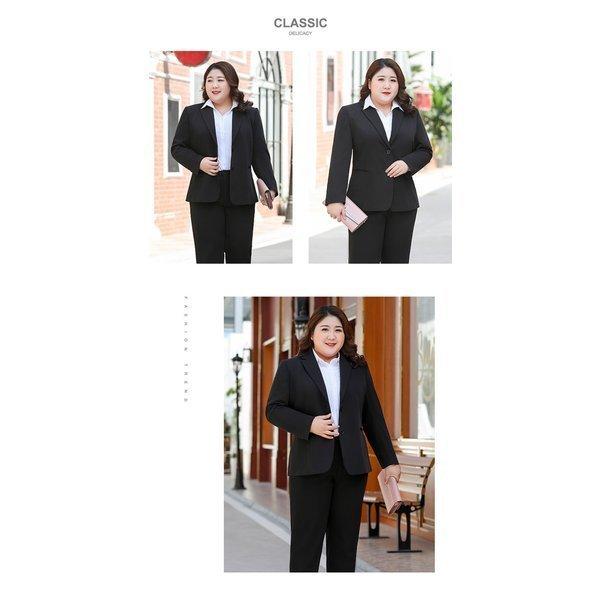 店長おすすめ スーツ レディース ビジネス 2点セット 太め 大きいサイズ テーラード 事務服 制服 ママスーツ オフィス フォーマル 就活 仕事用 Ldh3267e7e4595 ナギサ 通販 Yahoo ショッピング