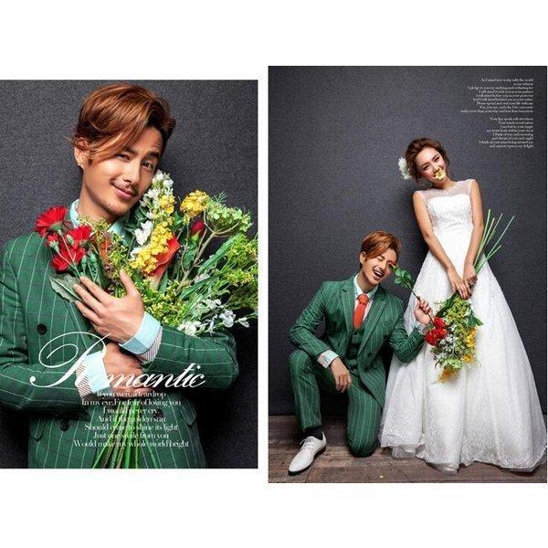 お礼や感謝伝えるプチギフト 撮影用 グリーン 結婚式 司会 演奏会 フォーマル服 男性 3点セット メンズスーツセット タキシード スーツ フォーマル Maisercher Lu