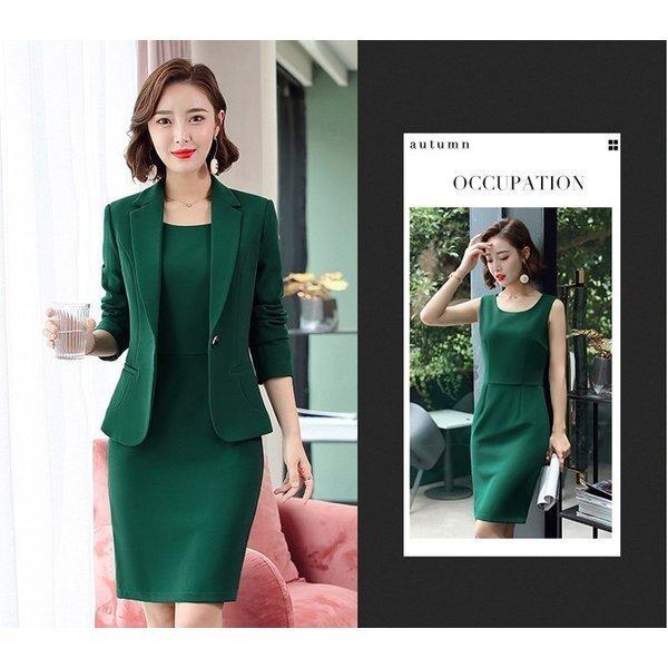 大阪公式店 スーツレディースビジネススーツワンピーススーツ長袖点セットオフィス通勤就活面接事 オンラインストア卸売 Ssl Daikyogo Or Jp