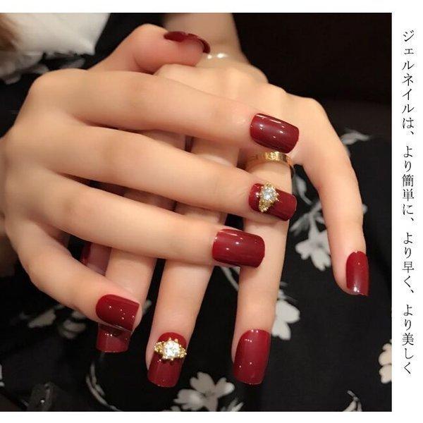 ネイルチップ 大人 オシャレ24枚セット デザインネイルチップ ネイルパーツ つけ爪 ダイヤモンド風飾り付き スパンコール付き フランス風蝶結び Ldh326cff84ca7 ナギサ 通販 Yahoo ショッピング