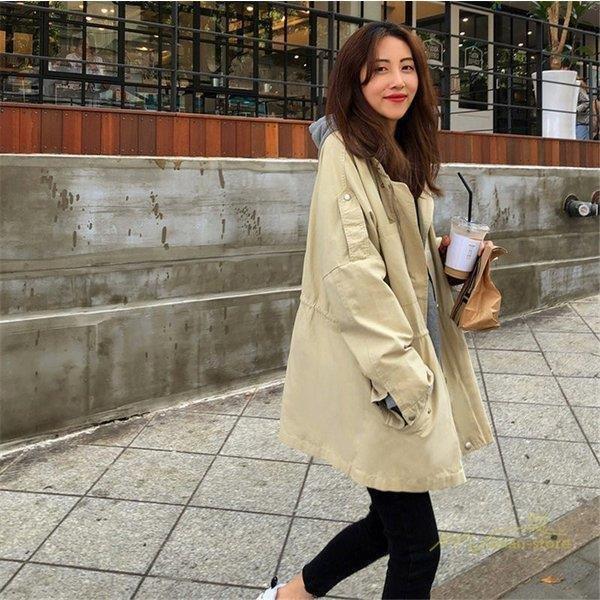 チェスターコート ショート丈 レディース 長袖アウター カジュアル 秋冬 韓国ファッション ゆったり 通勤 オフィス トレンド シンプル 初回限定お試し価格