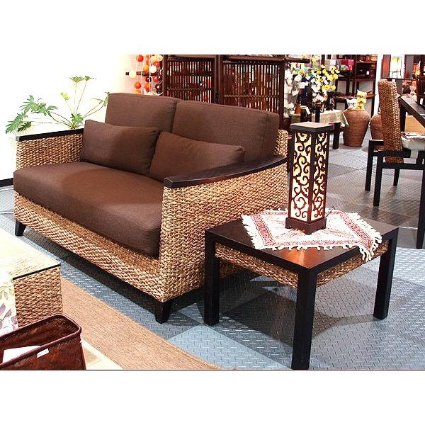 センターテーブル　ローテーブル アジアン家具　ウォーターヒヤシンステーブル ウォーターヒヤシンス ローテーブル アジアン家具 W100cm