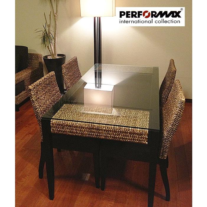 ダイニングテーブル チェア ダイニングセット 食卓 5点 hdt-10-set 高品質 ウォーターヒヤシンス アジアン 家具 バリ リゾート 高級 PERFORMAX 即納可能