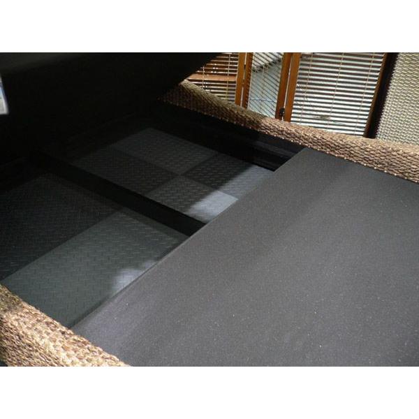 アジアン 高品質 ウォーターヒヤシンス ダブル ベッド ローベッド バリ