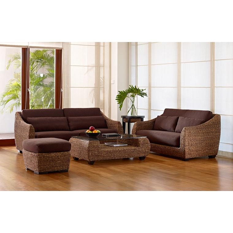 ソファー 高品質 ウォーターヒヤシンス 2Pソファ 2人 二人掛け バリ