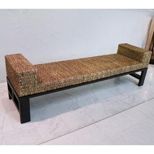 アジアン家具 高品質 ウォーターヒヤシンス ベンチ ソファ W170 アジアン家具 高品質 ウォーターヒヤシンス ベンチ ソファ W170