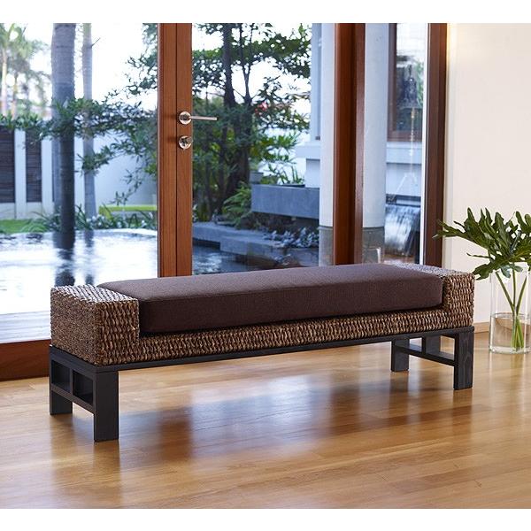 アジアン家具 高品質 ウォーターヒヤシンス ベンチ ソファ W170 アジアン家具 高品質 ウォーターヒヤシンス ベンチ ソファ W170