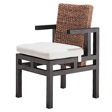 ウォーターヒヤシンス ダイニングチェア 椅子 イス 座面クッション張り