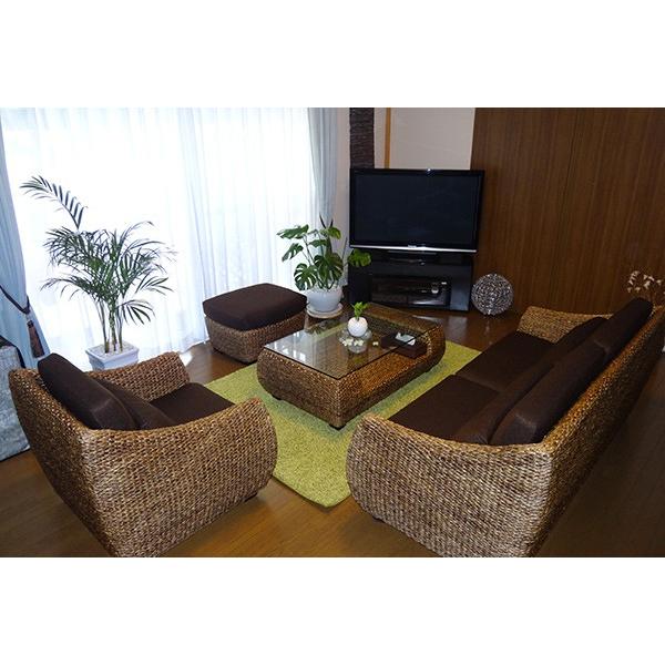 ローテーブル ソファ テーブル 高品質 ウォーターヒヤシンス アジアン