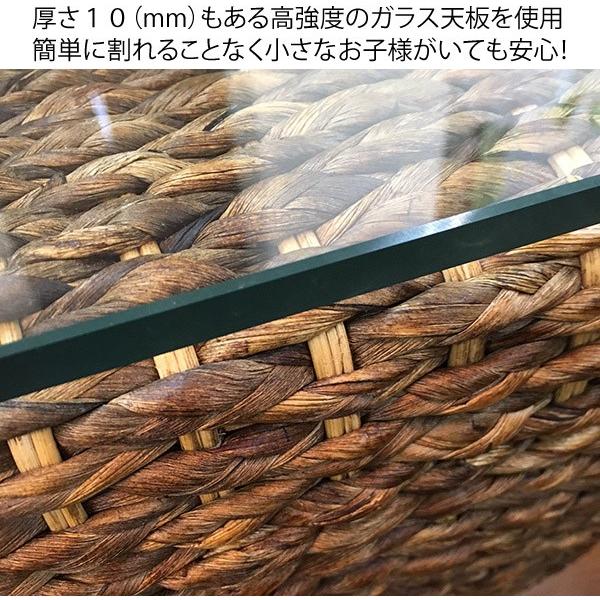 ローテーブル ソファ テーブル 高品質 ウォーターヒヤシンス アジアン