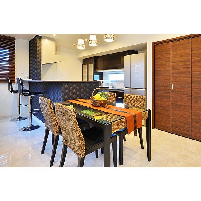 ダイニングテーブル 食卓 4人用 高品質 ウォーターヒヤシンス アジアン