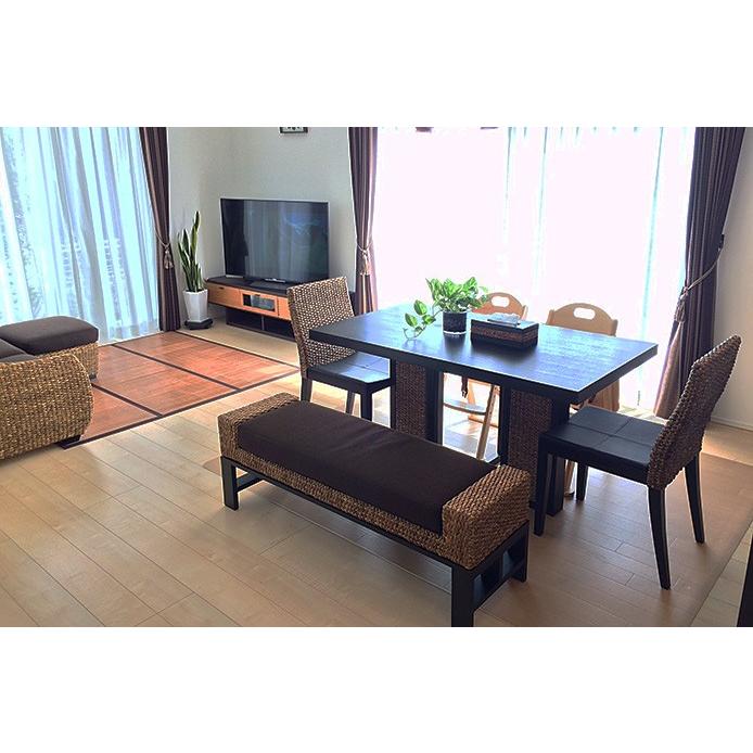 高品質 ウォーターヒヤシンス ダイニング テーブル 140×80cm 4人用