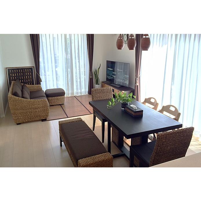 高品質 ウォーターヒヤシンス ダイニング テーブル 140×80cm 4人用