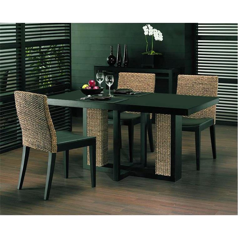 チェア4脚セット)ウォーターヒヤシンス ダイニングチェアセット