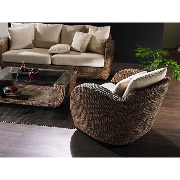 ソファー 高品質 ウォーターヒヤシンス 1Pソファ 一人掛け パーソナル