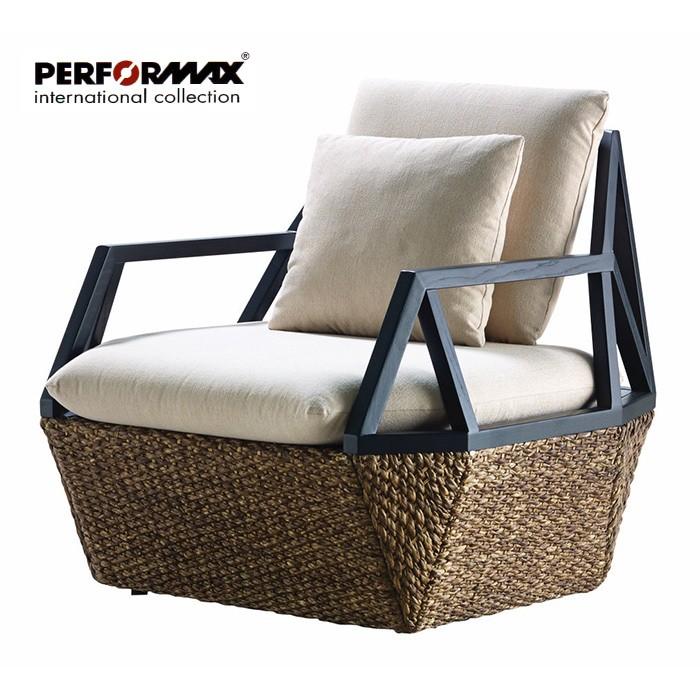 ソファー 高品質 ウォーターヒヤシンス 1Pソファ 一人掛け パーソナル チェア バリ リゾート アジアン家具 ナチュラル HSF-76-1P 高級 PERFORMAX 受注生産品