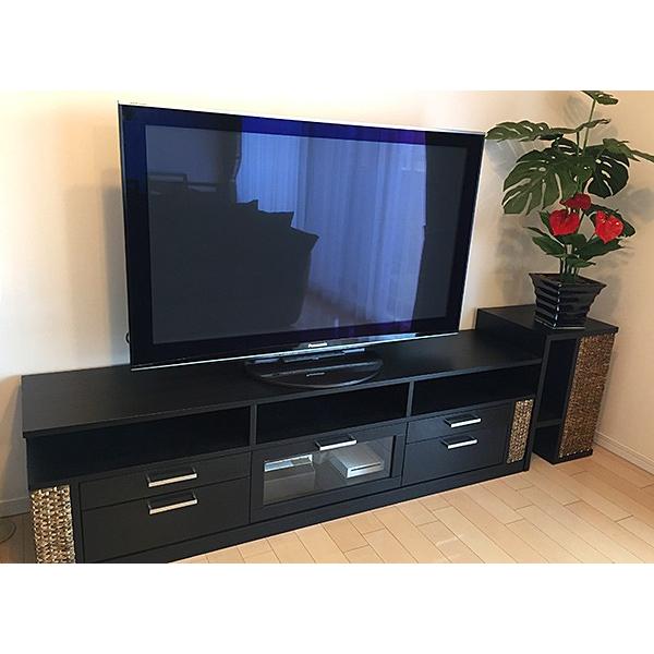 TV ローボード TV ラック テレビ台 W180cm アジアン収納 高品質