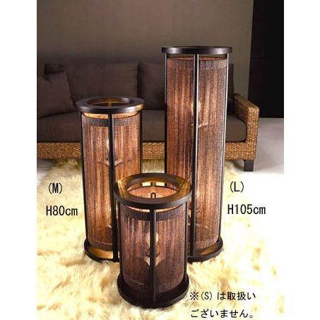 アジアン家具 ウォーターヒヤシンス フロア ランプ H80 スタンド照明