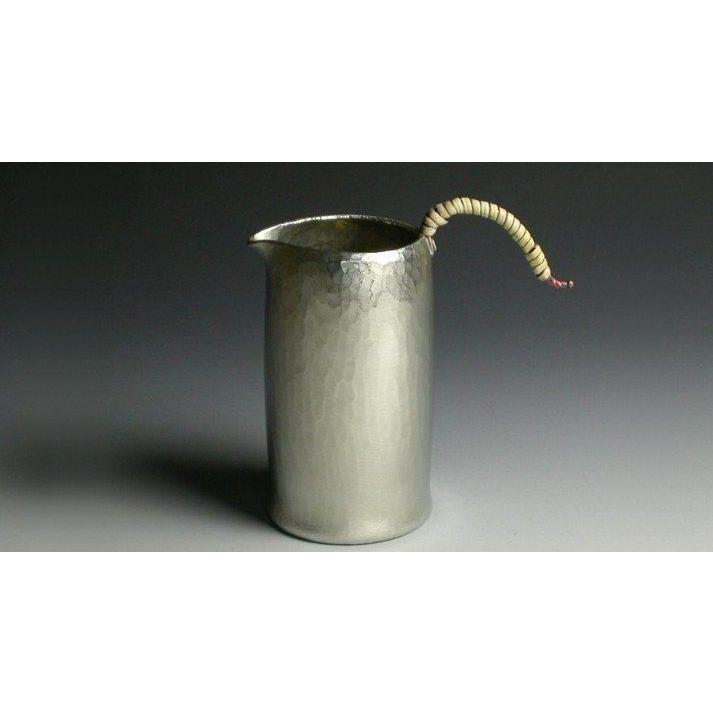 ちろり 錫 高形底広 1．5合用 酒器 徳利 片口 鍛金 打ち出し 日本酒