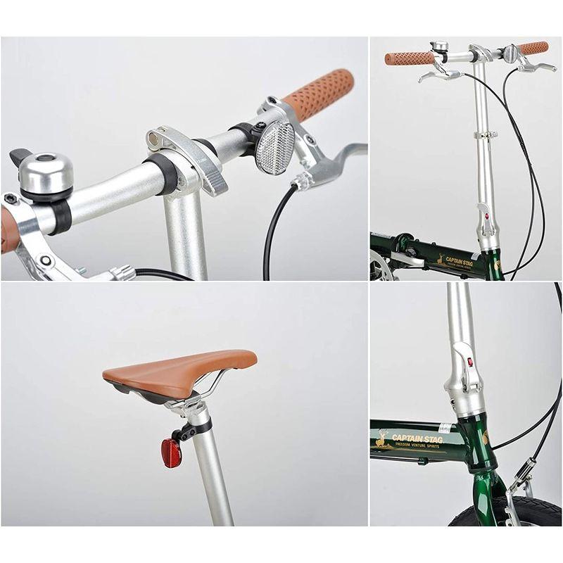 キャプテンスタッグ リライト 14インチ 折りたたみ自転車 アルミ