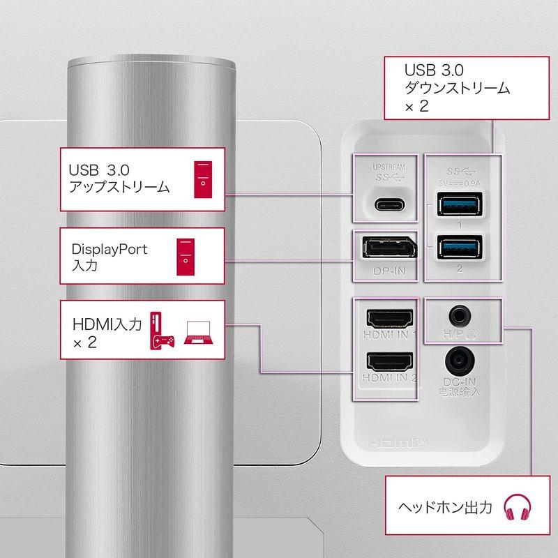 LG モニター ディスプレイ 32UP550N-W 31.5インチ/4K/VA/アンチグレア